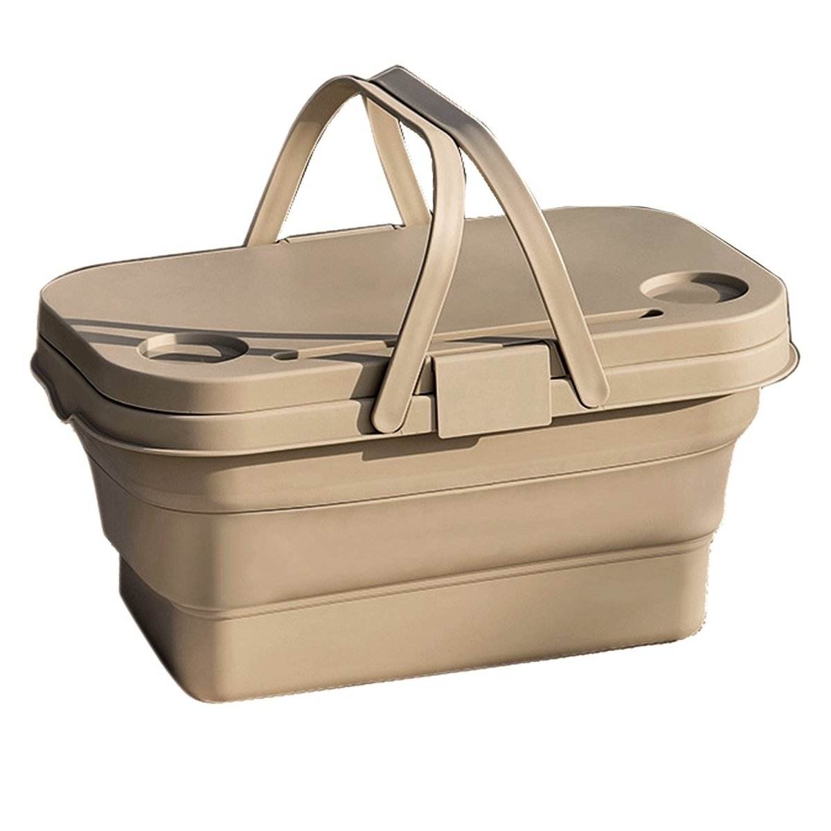 3 In 1 Folding Camping Storage Box Outdoor Food Fruit Container Picnic Table Basket | Outdoorium
