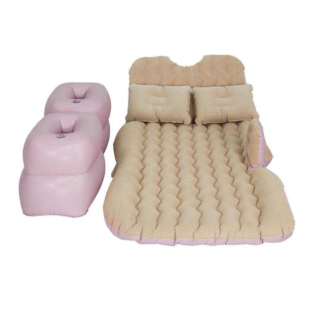Weisshorn Car Mattress 176x80 Inflatable SUV Back Seat Camping Bed Beige | Outdoorium