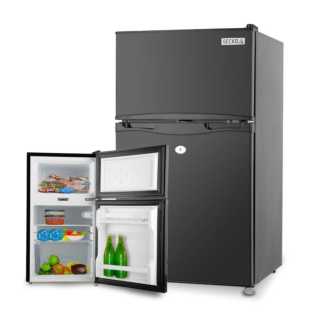 GECKO 95L Portable Upright Fridge Refrigerator 12V/24V/240V Caravan Motorhome | Outdoorium