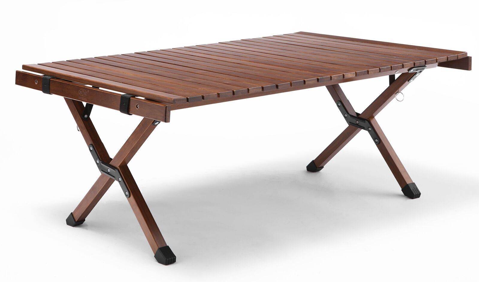93cm Foldable Bamboo Outdoor Camping Table Waterproof Wood Wooden Travel - Large | Outdoorium