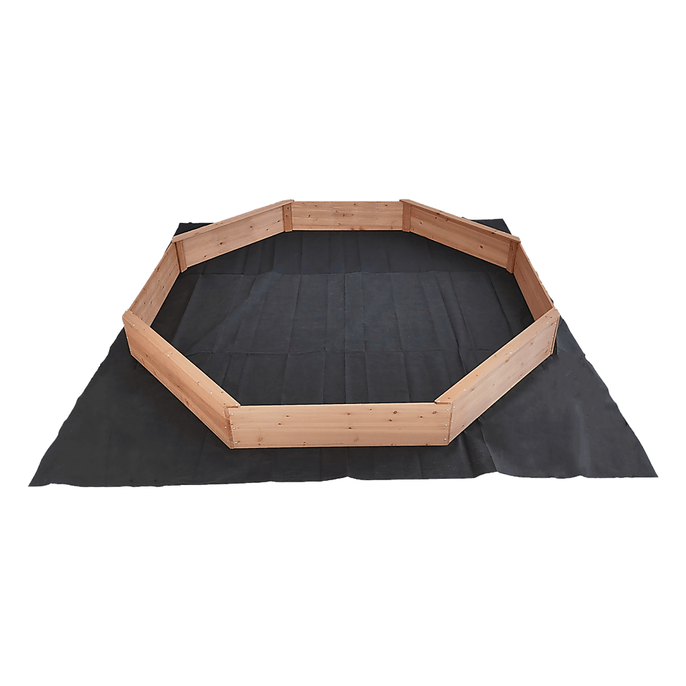 Kids Sand Pit Large Octagonal Wooden Sandpit | Outdoorium