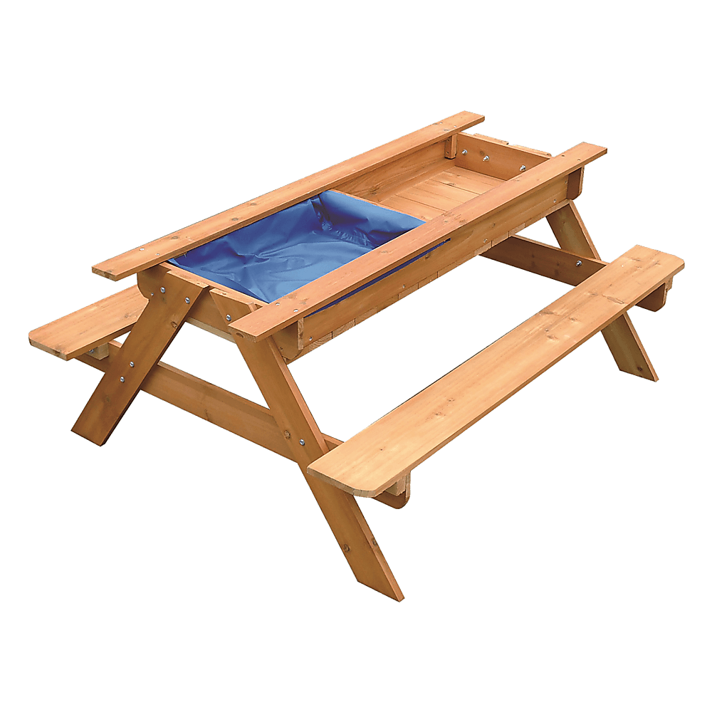 Sand & Water Wooden Picnic Table | Outdoorium