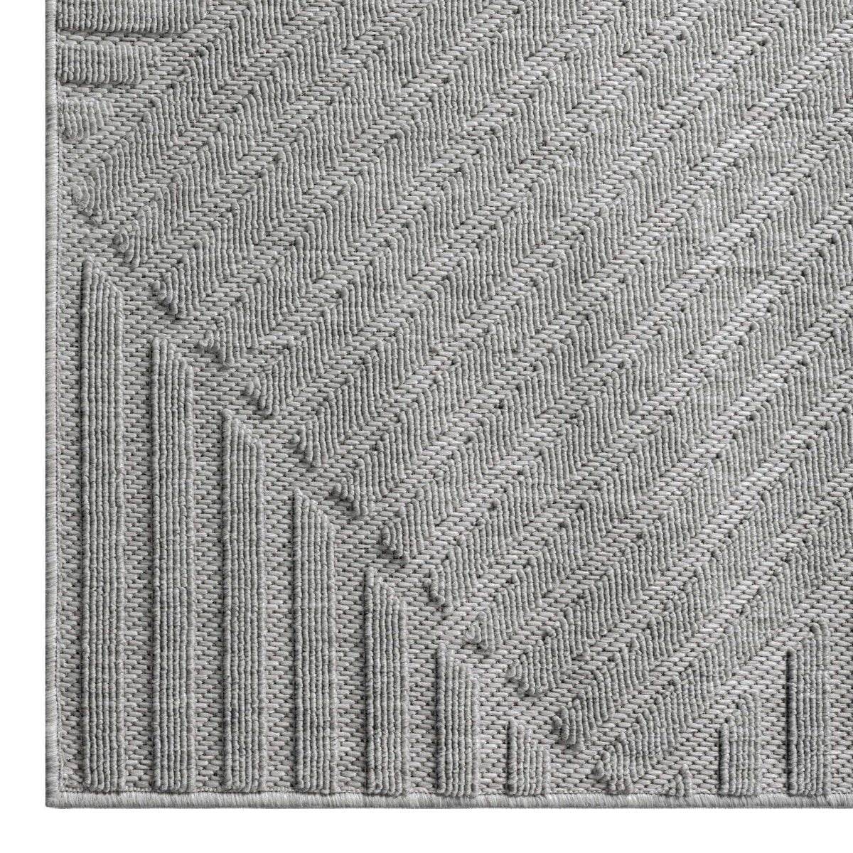 Alpha Outdoor Rug - Light Grey - 120x170 | Outdoorium