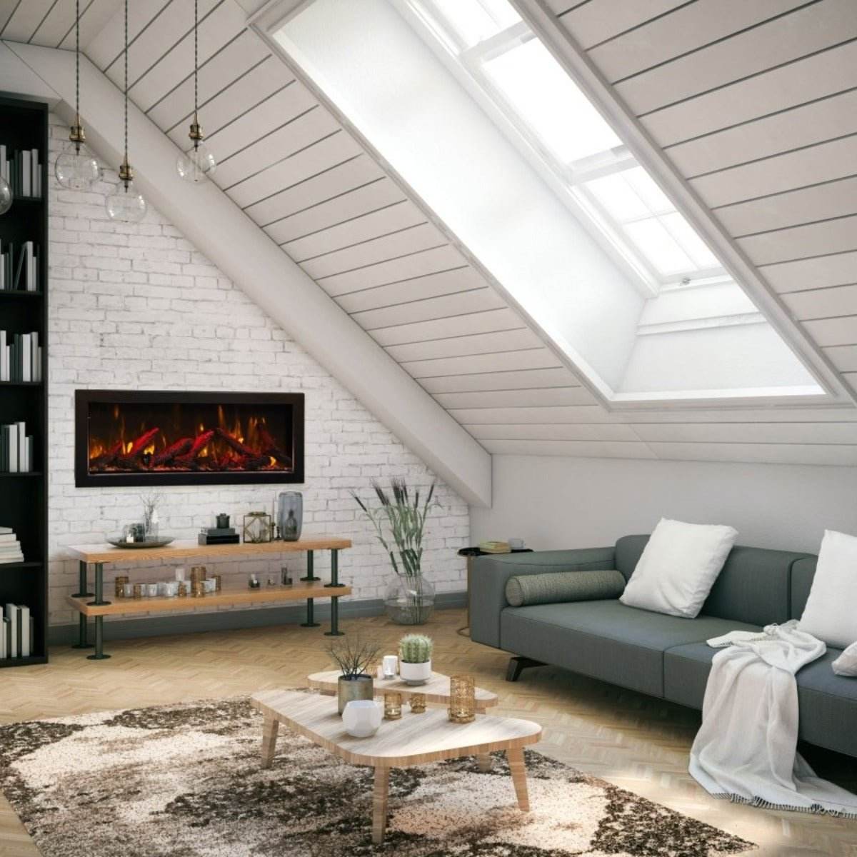 Amantii Panorama BI Deep Smart Electric fireplace | Outdoorium