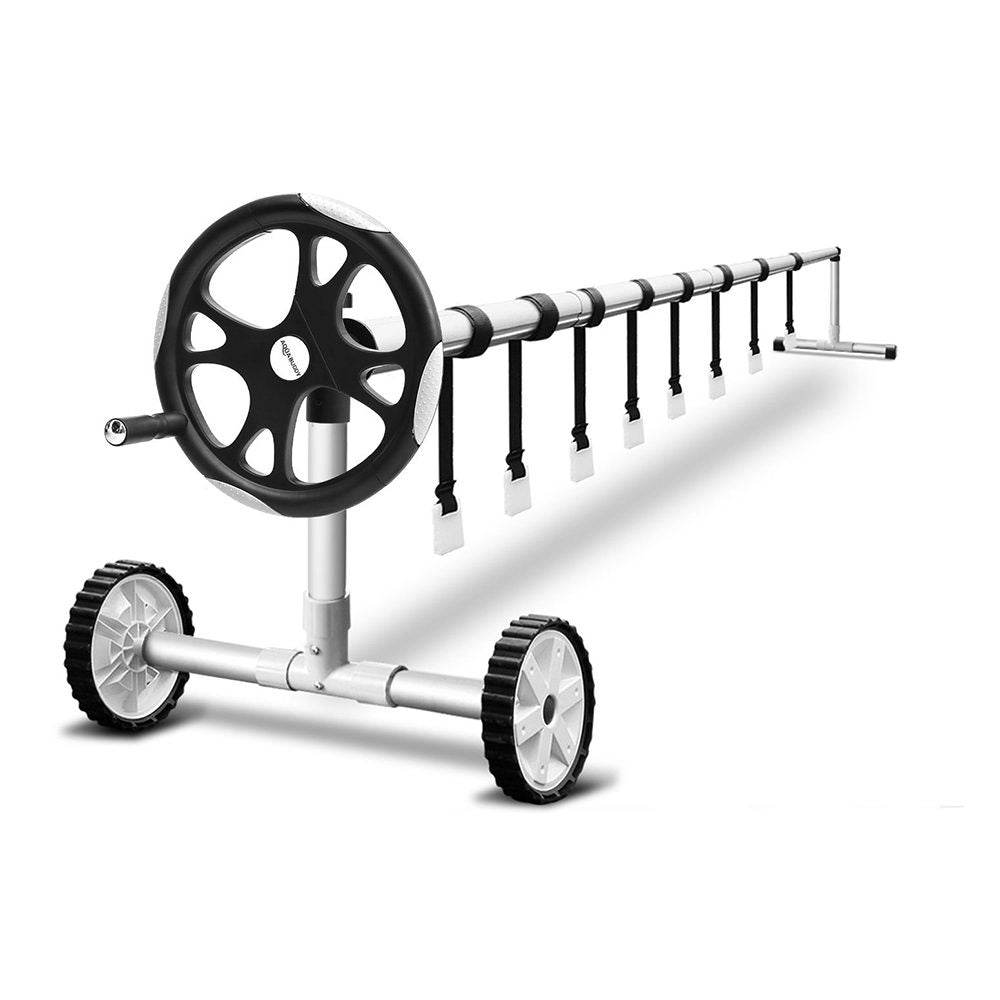 Aquabuddy Pool Cover Roller 5.5m Adjustable Swimming Pool Solar Blanket Reel | Outdoorium