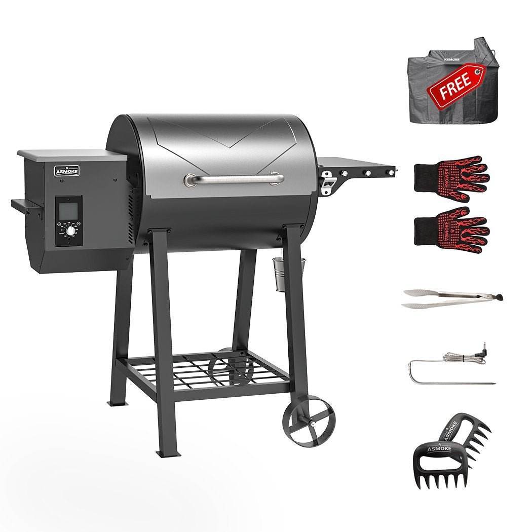 Asmoke AS500N - 2 Wood Pellet Grill Silver | Outdoorium