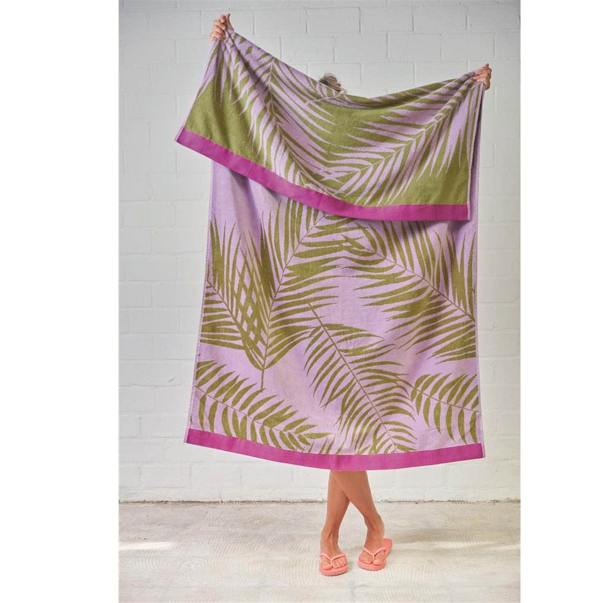 Bedding House Surfing Beach Twilight Cotton Velour Beach Towel | Outdoorium