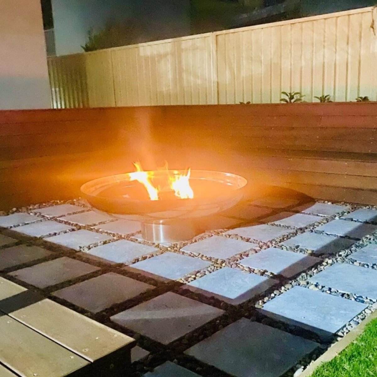 Cauldron Stainless Steel Fire Pit 120cm | Outdoorium