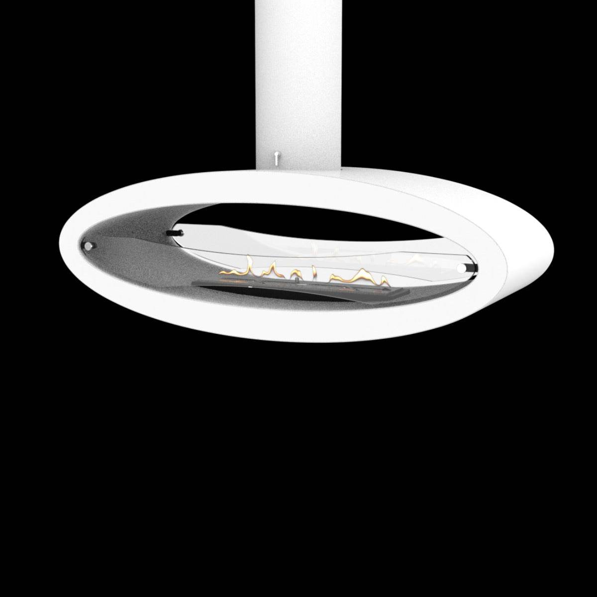 Decoflame Ellipse Net Zero Suspended Ceiling Fireplace | Outdoorium