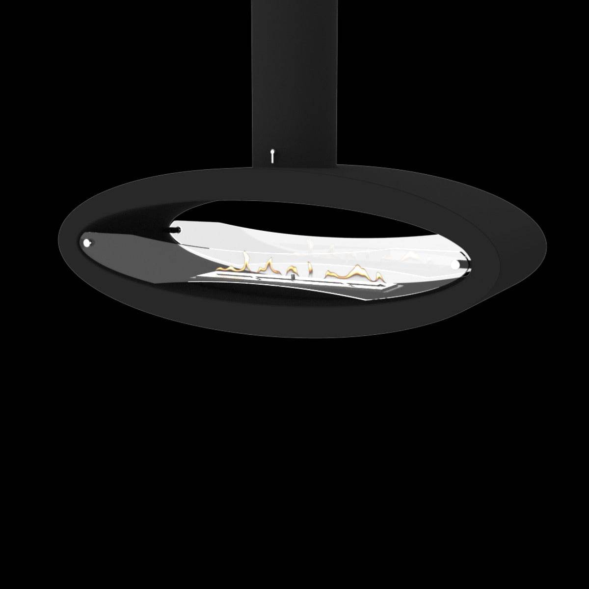 Decoflame Ellipse Net Zero Suspended Ceiling Fireplace | Outdoorium