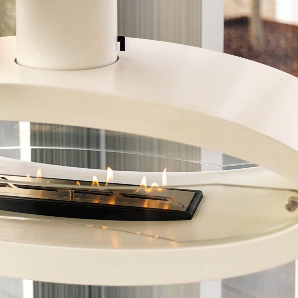 Decoflame Ellipse Net Zero Suspended Ceiling Fireplace | Outdoorium