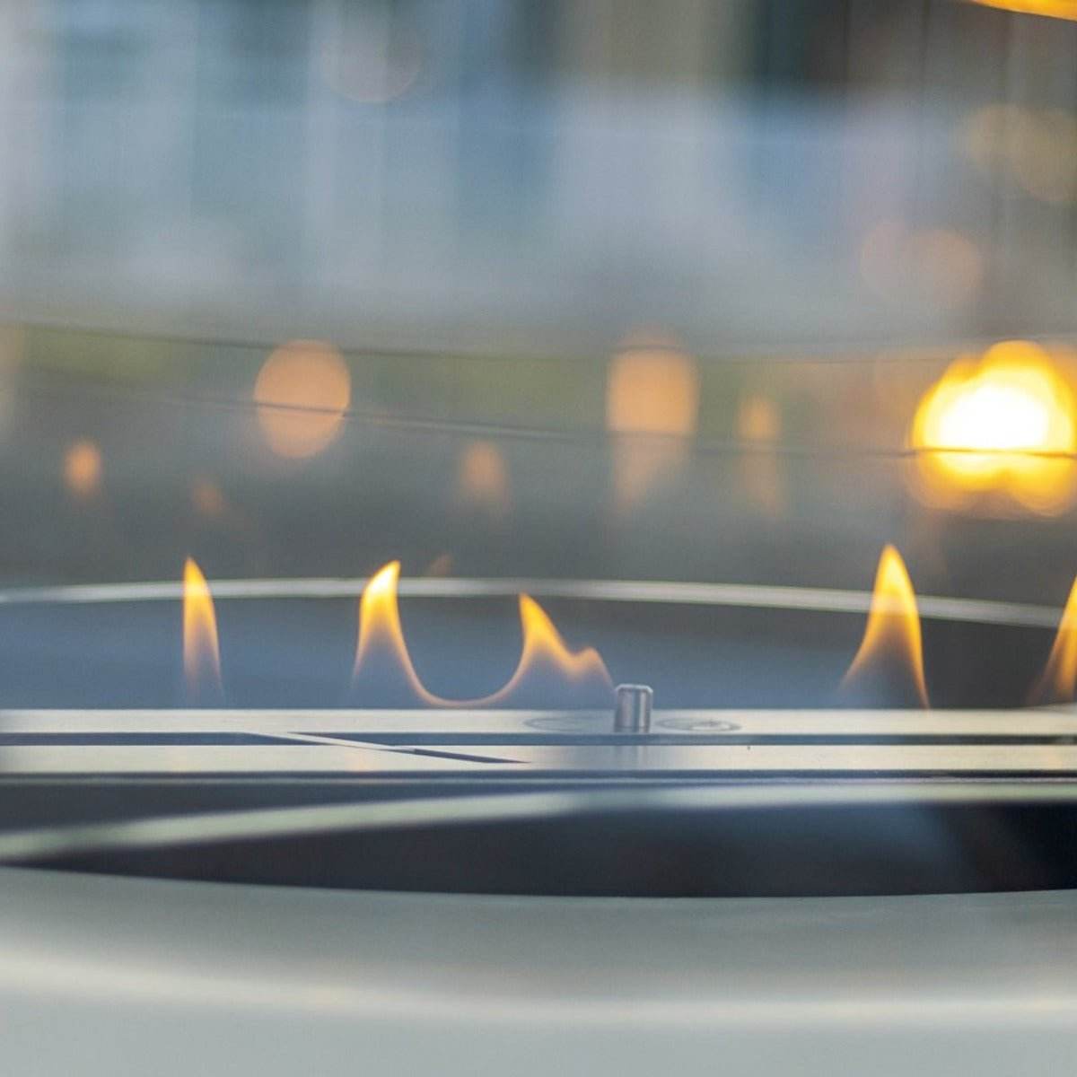 Decoflame Ellipse Net Zero Suspended Ceiling Fireplace | Outdoorium