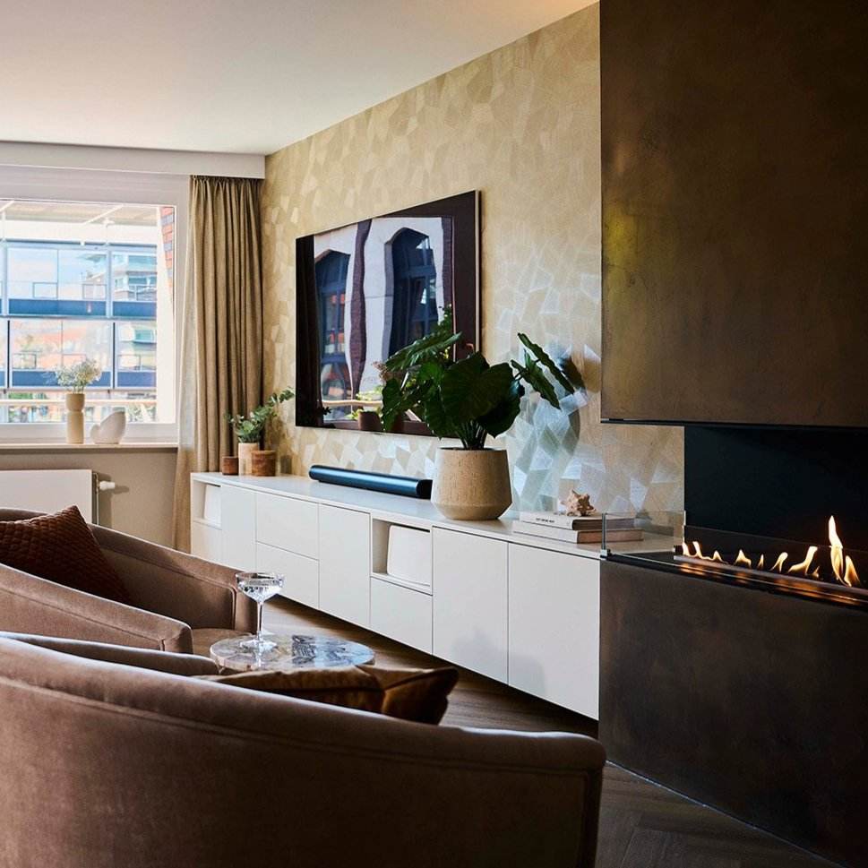 Decoflame Montreal Room Divider Net Zero Built - In Fireplace | Outdoorium