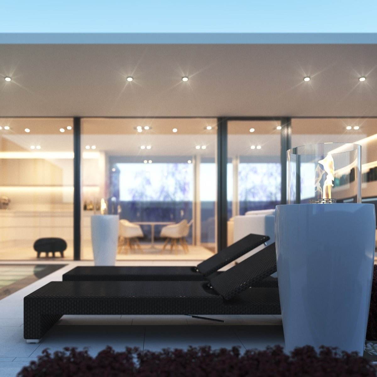 Decoflame Nice Net Zero Freestanding Fireplace | Outdoorium