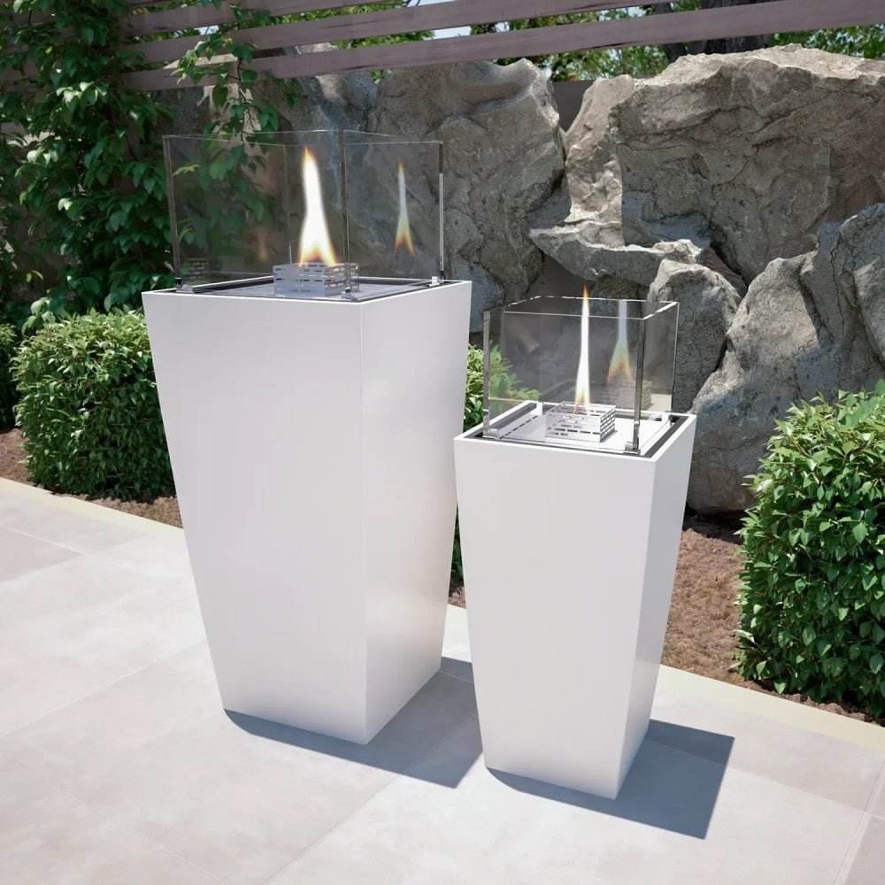 Decoflame Nice Net Zero Freestanding Fireplace | Outdoorium