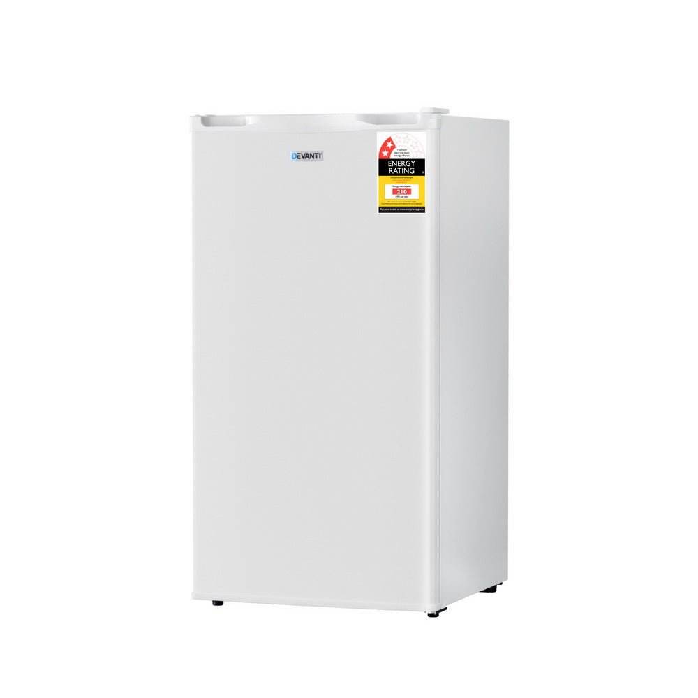 Devanti 81L Upright Freezer Fridge White | Outdoorium