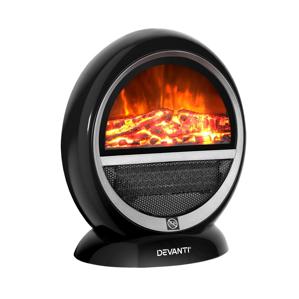 Devanti Electric Fireplace Fire Heaters 1500W - Outdoorium