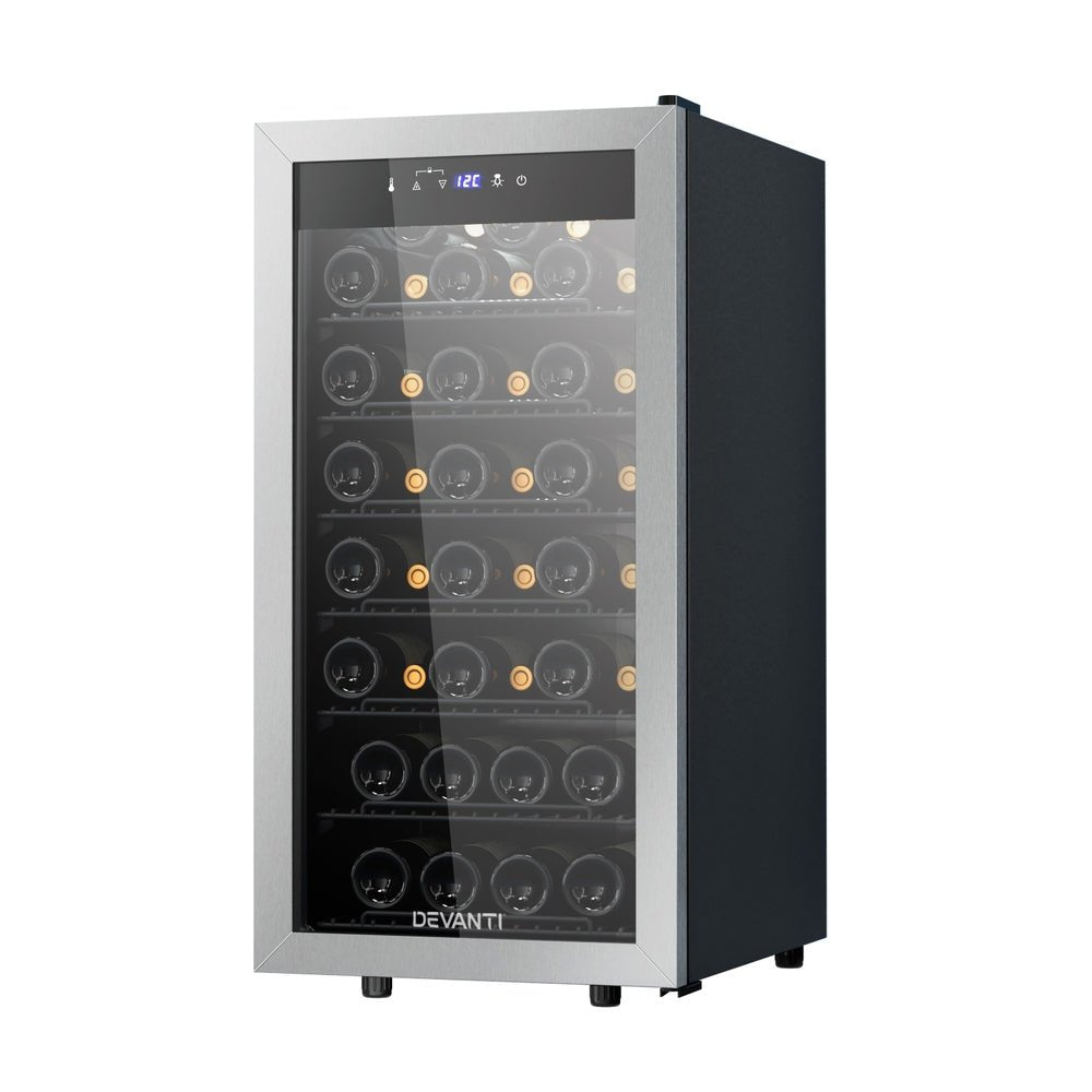 Devanti Wine Fridge Cooler 42 Bottles | Outdoorium