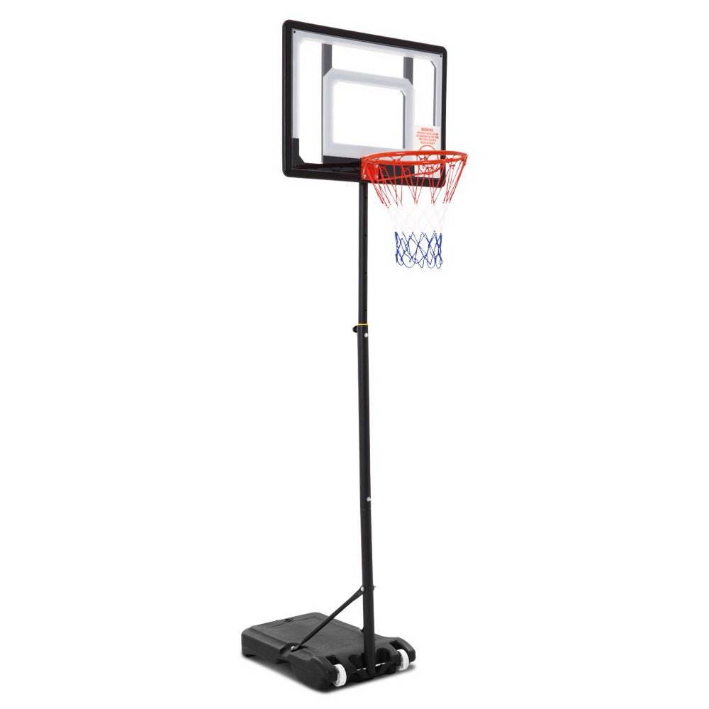 Everfit 2.1M Basketball Hoop Stand System Adjustable Portable Pro Kids Clear | Outdoorium