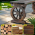 Gardeon Outdoor Garden Bench Seat Wooden Patio Furniture Wagon Dining Chair | Outdoorium