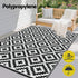 Gardeon Outdoor Rugs 120x180cm Large Carpet Reversible Area Mat PP Dual - Sided Patio Rug Cross | Outdoorium