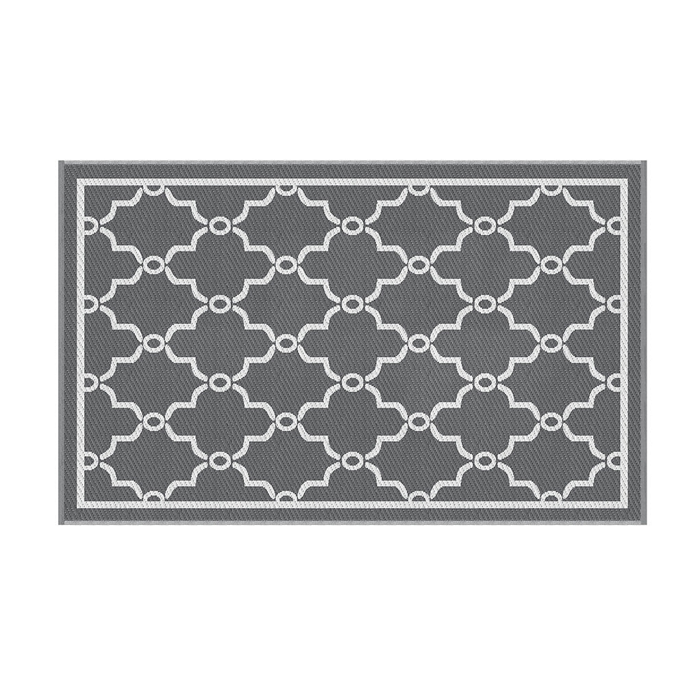 Gardeon Outdoor Rugs 152x244cm Large Carpet Reversible Area Mat PP Dual - Sided Patio Rug Maroc | Outdoorium