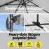 Instahut 3m Outdoor Umbrella Cantilever 360 Degree Tilt Beach Roma Grey | Outdoorium