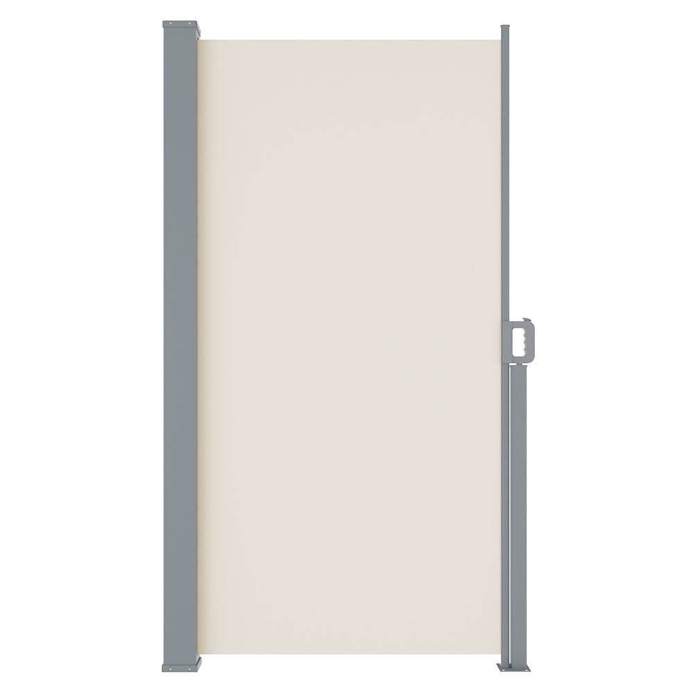 Instahut Side Awning Sun Shade Outdoor Blinds Retractable Screen 2X3M Cream | Outdoorium