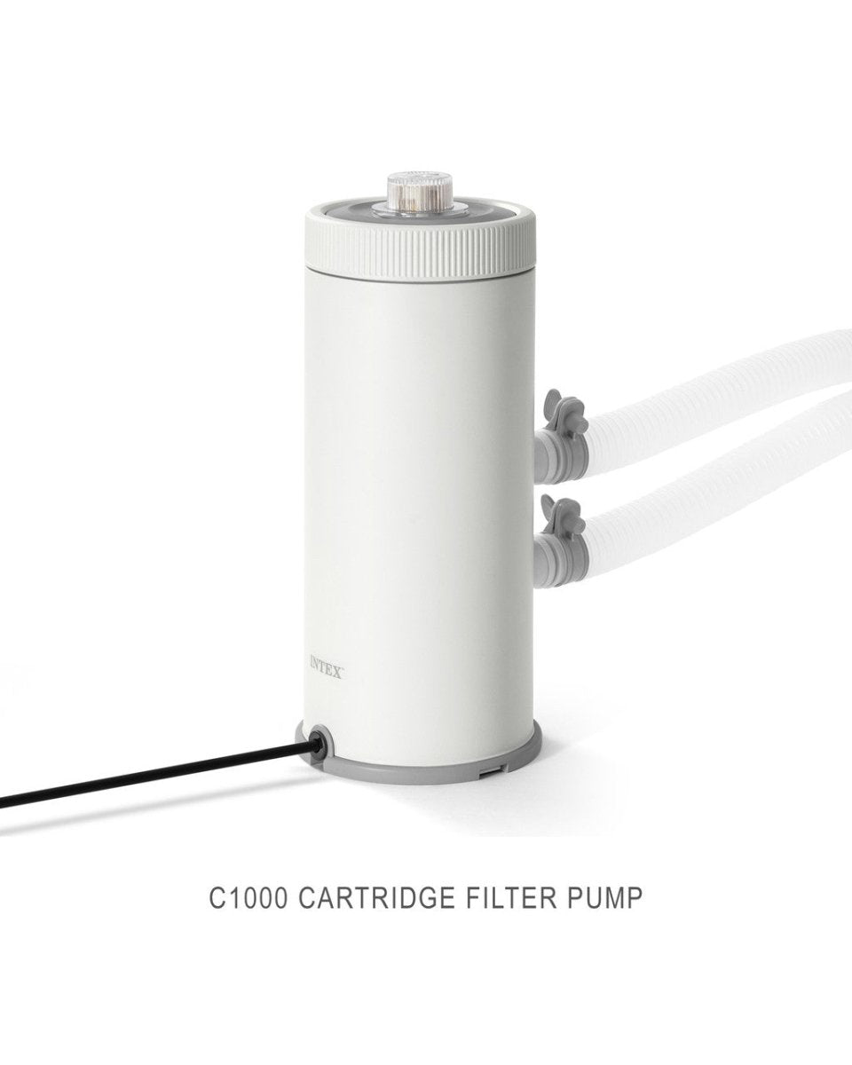 Intex C1000 Cartridge Filter Pump W/ GFCI 3785/h 26638 New Model for 2025 | Outdoorium
