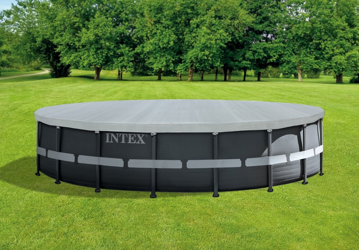 Intex Deluxe Pool Cover for 18' Round Swimming Pools 28041 | Outdoorium
