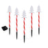 25 LED 5 PCS Christmas Lights Path Ground Light Garden Decorations Jingle Jollys | Outdoorium