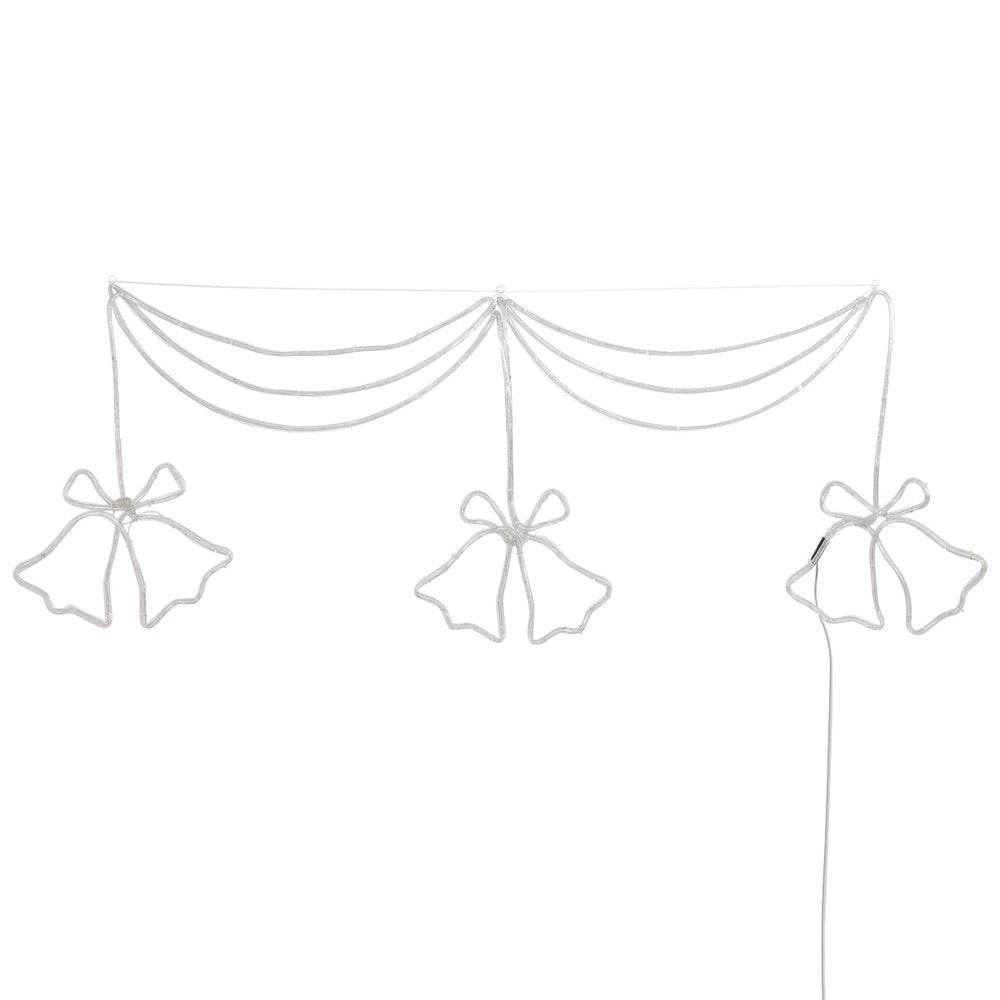 1.8M Christmas Lights 288 LED Bell Motif Light Decorations Jingle Jollys | Outdoorium