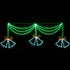 1.8M Christmas Lights 288 LED Bell Motif Light Decorations Jingle Jollys | Outdoorium