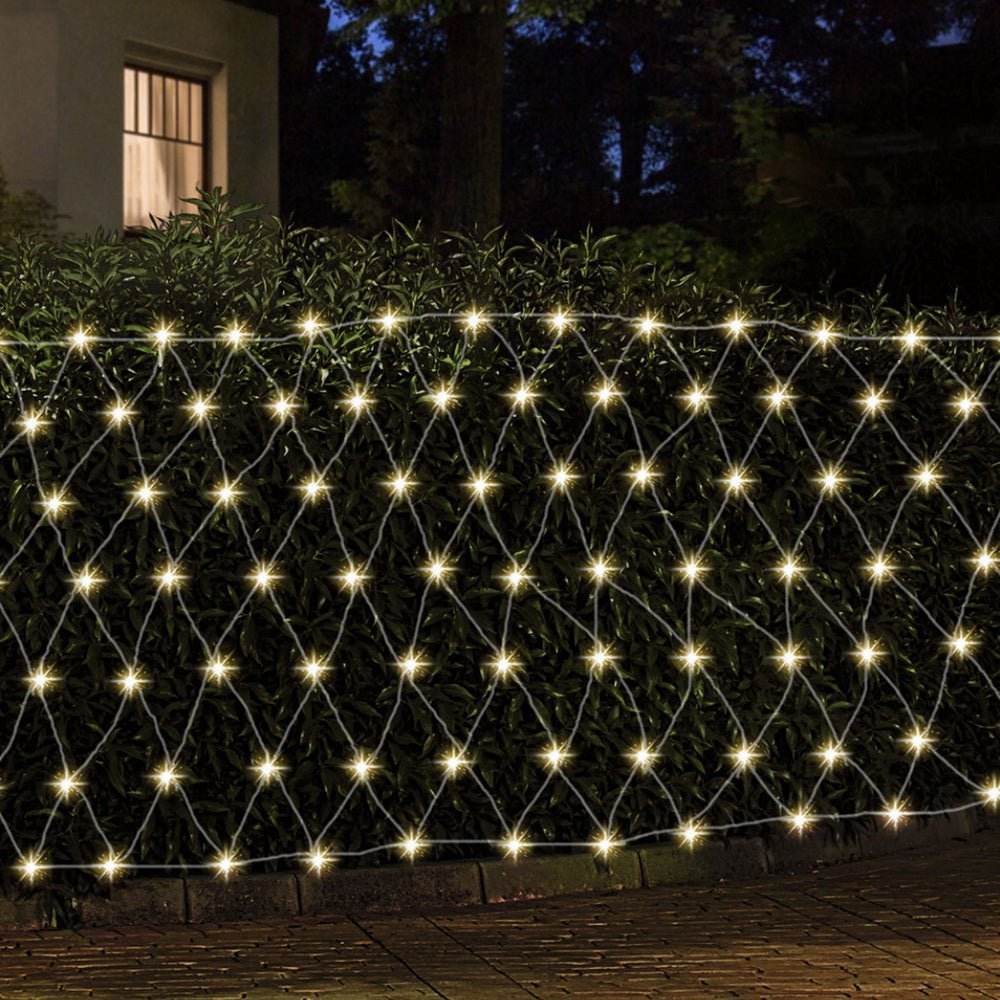 2Mx3M Christmas Lights Net String Light Decorations Warm 504 LED Jingle Jollys | Outdoorium