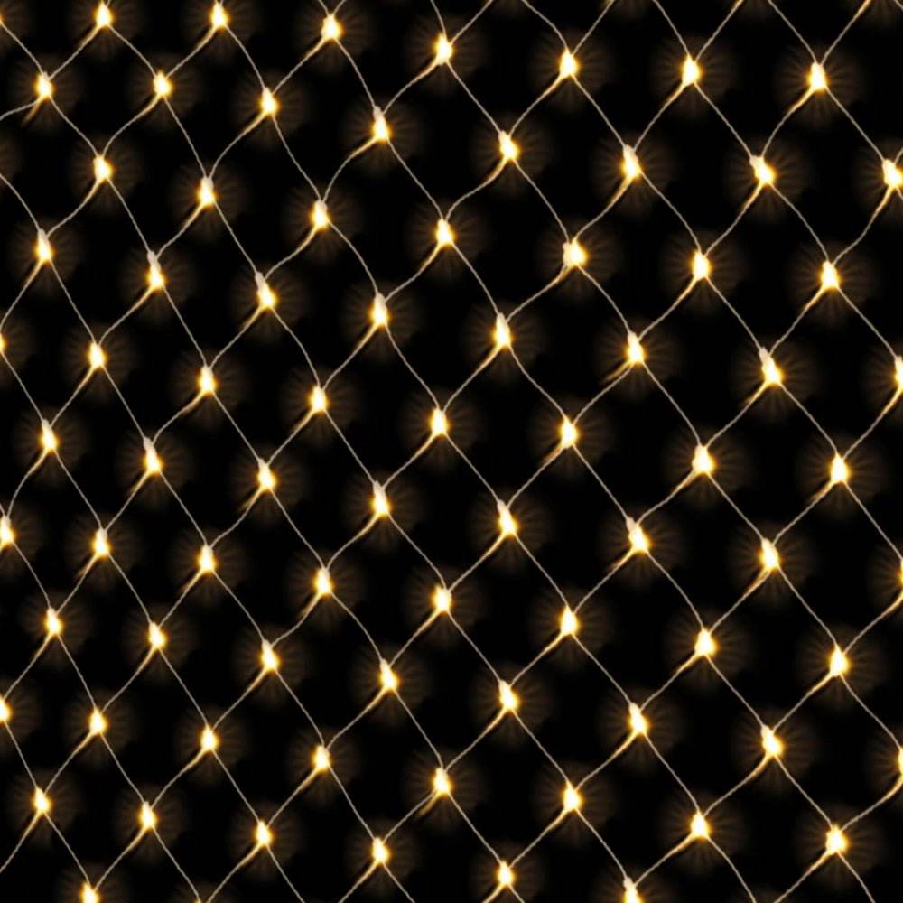 2Mx3M Christmas Lights Net String Light Decorations Warm 504 LED Jingle Jollys | Outdoorium