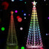 1.8M Christmas Tree 265 LED RGB Fairy Lights Jingle Jollys | Outdoorium