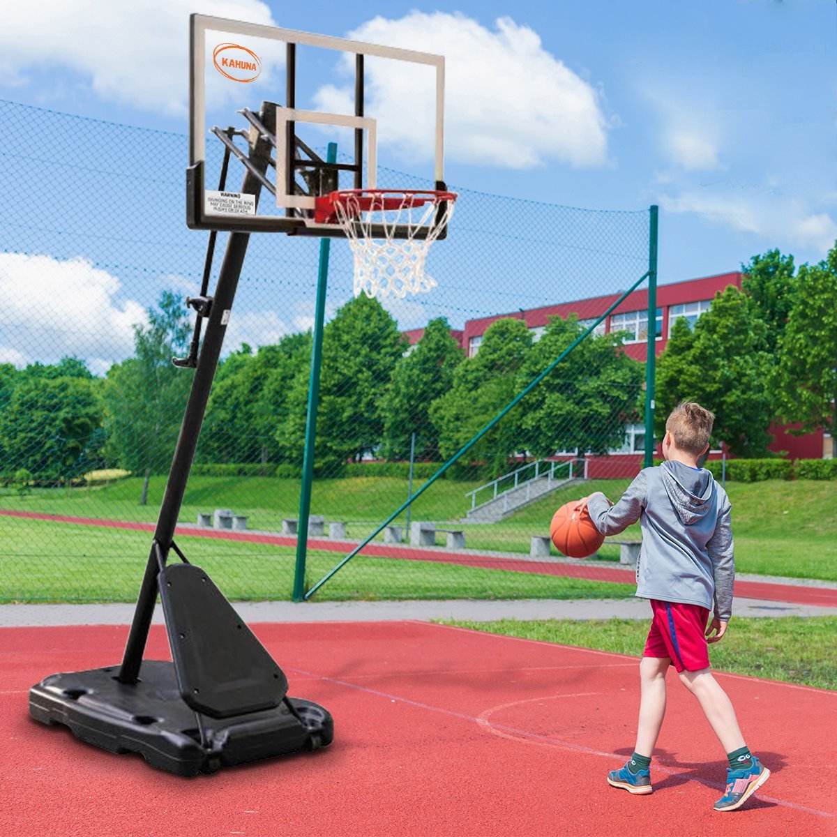 Kahuna Portable Basketball Hoop System 2.3 to 3.05m for Kids & Adults | Outdoorium