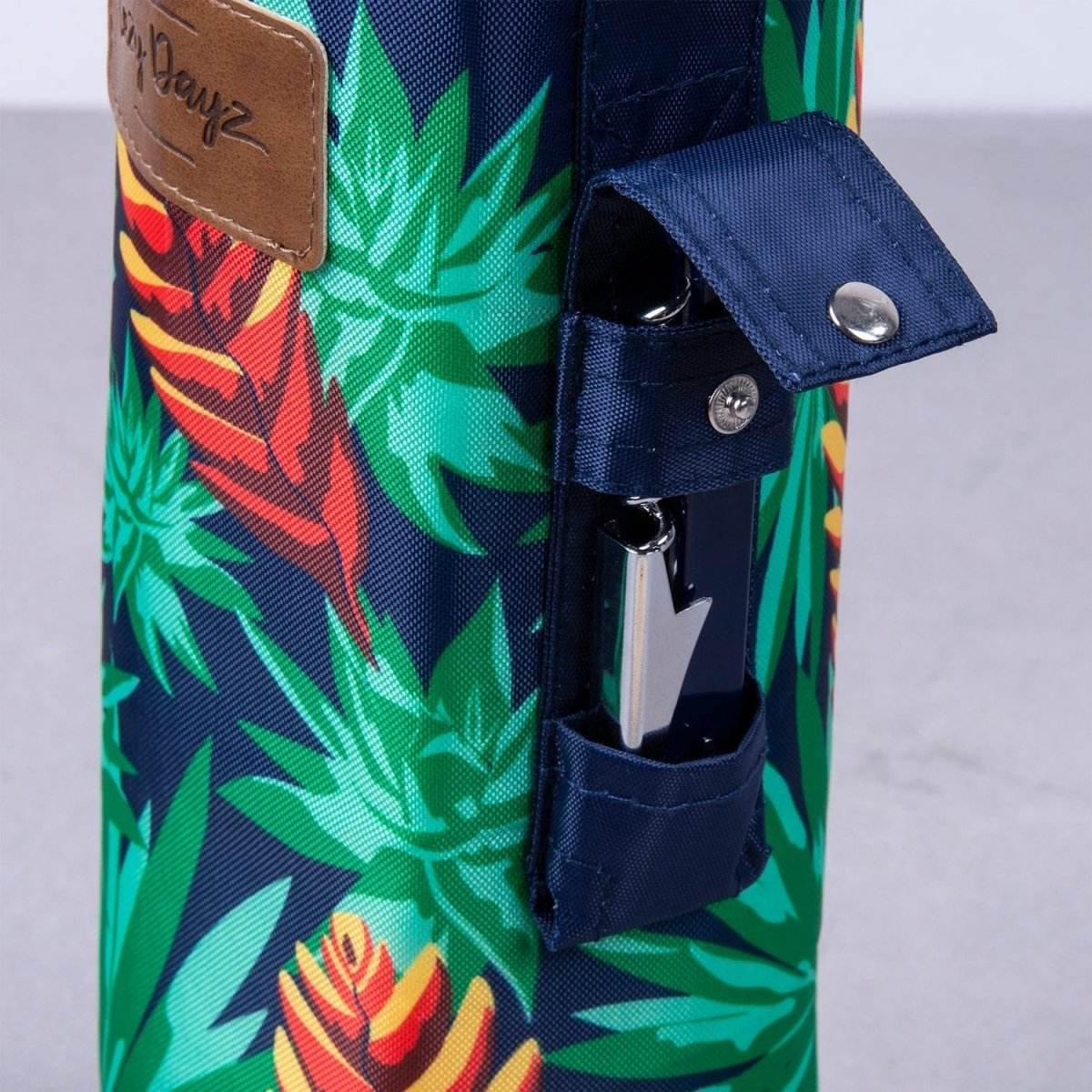 Lazy Dayz Insulated Wine Bottle Tote - Mossman | Outdoorium