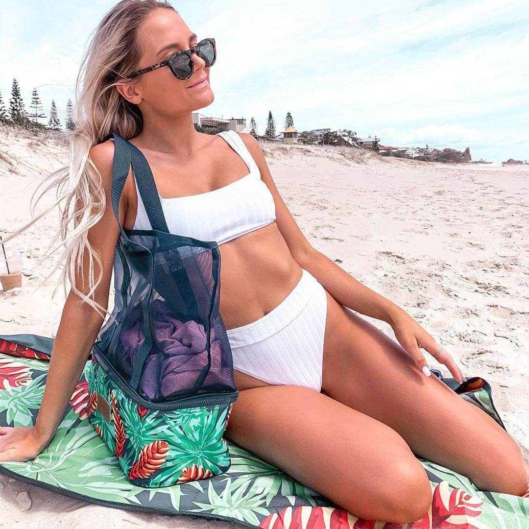 Lazy Dayz Quick Drying Sand Free Beach Towel - Mossman | Outdoorium