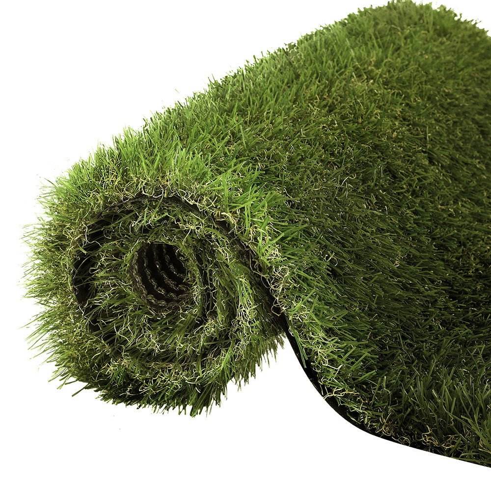 Prime Turf Artificial Grass 35mm 1mx10m Synthetic Fake Lawn Turf Plastic Plant 4 - coloured | Outdoorium