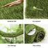 Prime Turf Artificial Grass 45mm 1mx10m Synthetic Fake Lawn Turf Plastic Plant 4 - coloured | Outdoorium