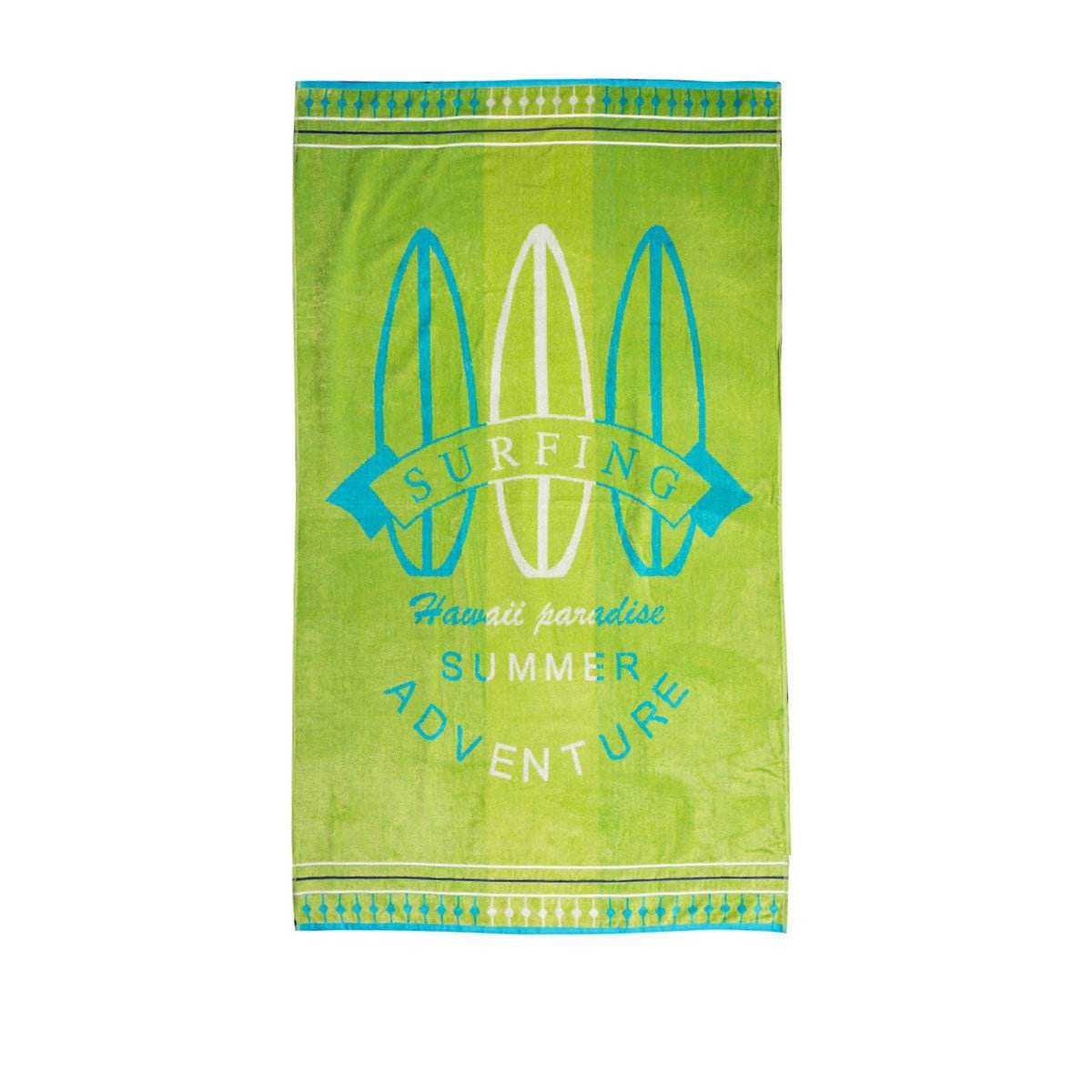 Rans Premium Cotton Jacquard Beach Towel Surfing | Outdoorium