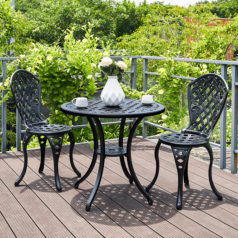 Remy Aluminium 3 Piece Outdoor Setting | Outdoorium