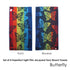 Set of 4 Imperfect Jacquard Terry Beach Towels Butterfly | Outdoorium