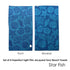 Set of 4 Imperfect Jacquard Terry Beach Towels Star Fish | Outdoorium