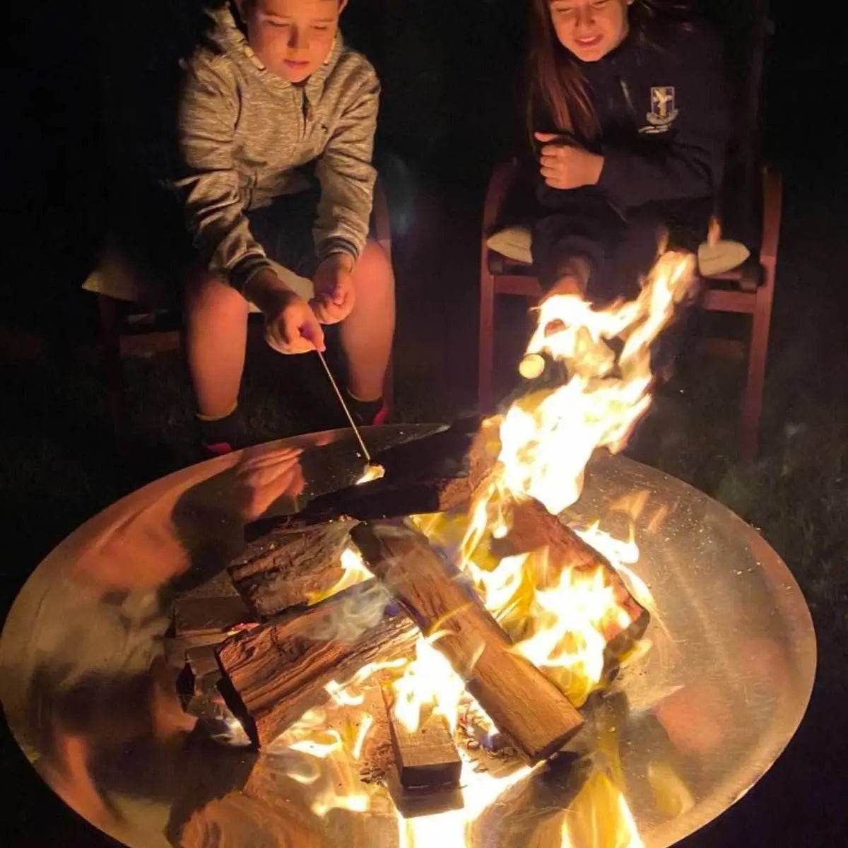 Teppanyaki Stainless Steel Fire Pit - Outdoorium