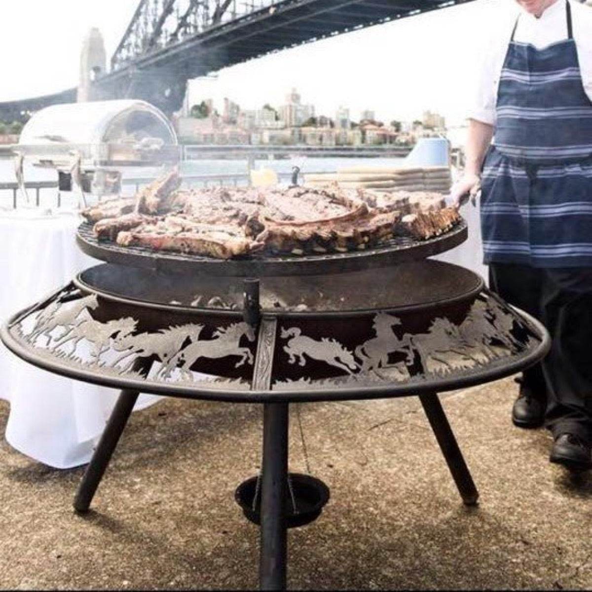 Ultimate BBQ Fire Pit 120cm | Outdoorium
