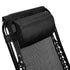 Wallaroo Zero Gravity Reclining Deck Lounge Sun Beach Chair Outdoor Folding Camping - Black | Outdoorium