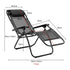 Wallaroo Zero Gravity Reclining Deck Lounge Sun Beach Chair Outdoor Folding Camping - Black | Outdoorium