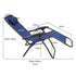 Wallaroo Zero Gravity Reclining Deck Lounge Sun Beach Chair Outdoor Folding Camping - Grey | Outdoorium